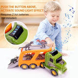 Car Truck Toy for 3 4 5 6 Years Old Boys and Girls, Dinosaur Transport Truck Including T-Rex, 16502293