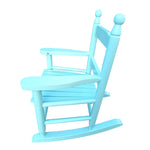 ZUN Children's rocking light Light Blue chair- Indoor or Outdoor -Suitable for kids-Durable 91426325