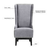 23.03" Wide High-Back Velvet Accent Chair, Comfy High Wingback Chair, Living Room Chair with Soft W68041792