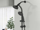 Drill-Free Stainless Steel Slide Bar Combo Rain Showerhead 7-Setting Hand, Dual Shower Head Spa W1219P155442