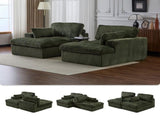 Double Chaise Lounge Chair Indoor,Oversized Upholstered Sleeper Cloud Couch,Deep Seat Luxury Sofa 32038866