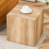 Elevate your living space with this square modern MDF coffee table that showcases smooth, light wood W1151P187996