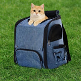 Pet Carrier, Expandable Cat Dog Carrier with Back Extension, Breathable Mesh Travel 34030191