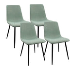 ZUN Dining Chairs Set of 4,Modern Kitchen Dining Room Chairs,Upholstered Dining Accent Chairs in linen 54027636