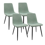 Dining Chair Set of 4,Modern Kitchen Dining Room Chairs,Upholstered Dining Accent Chairs in linen 94181834