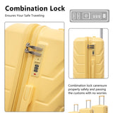 3 in 1 ABS&PC Trolley Box 20in 24in 28in Trolley Box Iron Tie Rod ABSPC Alloy Wine Yellow 40132619