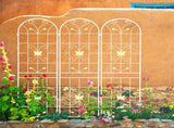 4 Pack Metal Garden Trellis 86.7" x 19.7" Rustproof Trellis for Climbing Plants Outdoor Flower W1586P151252