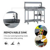 Garden Work BenchOpen Shelf Storage 38920001