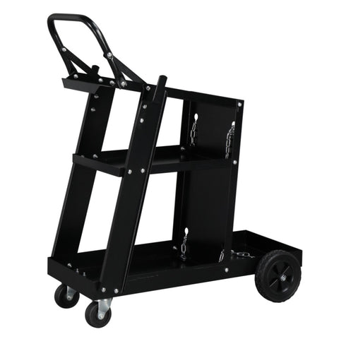 ZUN Professional Welding Cart Plasma Cutting Machine without Drawer Black 64726766