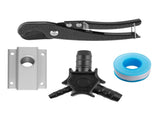 100ft Air Compressor Line Kit 3/4" NPT Fitting Tubing System with Aluminum Block 55442059