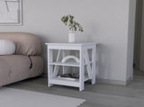 Side Table Rossville, Living Room, White B092P191181