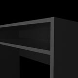 Estill Desk in melamine with storage B128P227642