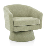 Contemporary Chenille Swivel Accent Chair, 360&deg Rotating Barrel Chair with Plush Cushioning for N765P292093N