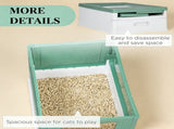 Stainless Steel Enclosed Litter Box for Cats 94651625