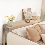 46 inch Pinewood Table, Console Table Entrance Table, Narrow Sofa Table for Living Room 65036131