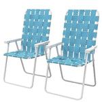 ZUN Folding Camping Chairs / beach chair （Prohibited by WalMart） 08194948