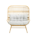 Palos Outdoor Wicker Loveseat - Light Brown N775P191275L