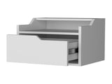Florence Floating Nightstand with Drawer and Dual-Shelf Display B128P148710