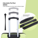 luggage 4-piece ABS lightweight suitcase with rotating wheels, 24 inch and 28 inch with TSA lock, W284P149249