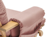 Glider Rocker Replacement Cushions with Storage Pocket, 5PCS, Soft Velvet Thickened, Washable 48492156
