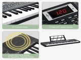 GEP-110 61 Key Keyboard with Piano Stand, Piano Bench, Built In Speakers, 15591988