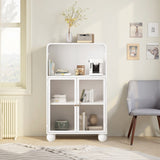 45.28" H Cabinet, Bathroom Floor Cabinet with Glass Door and Shelves, Freestanding Display 45058171