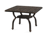 Cast Aluminum Outdoor Side Table, Anti-Rust Outdoor Square End Table, Patio Coffee Bistro Table for 87121979