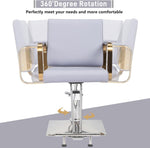 ZUN Salon Chair Styling Barber Chair, Beauty Salon Spa Equipment with Heavy Duty Hydraulic Pump, 35523575