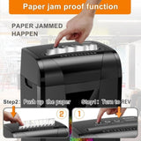Paper Shredder, 18-Sheet Cross Cut Level P-4, Shred Paper/Credit Card/CD, with Large Pull Out 18301948