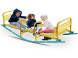 Kindergarten Children Outdoor Rocking Horse Outdoor Park Playground Equipment Double Or Triple 62684863