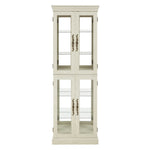 ZUN Lighted Glass Curio Display Cabinet,Display Cabinet,Glass Storage Cabinet Glass Wine cabinet Wood W2275P199812