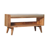 Oak-ish Nordic Storage Bench B182P166670