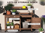Garden Work BenchOpen Shelf Storage 39110448