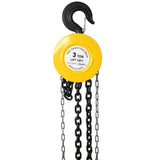 Chain hoist 11000lbs 5T capacity 10ft wIth 2 heavy duty hooks,Manual chain hoist steel W46557616