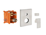 3 Way Outlet Function Solid Brass Shower Diverter Valve Mixer Rough-In Shower Handle Valve Kit W928131379