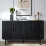 ZUN Accent Storage Cabinet, Modern Accent Buffet Cabinet Adjustable Shelves, Freestanding Sideboard W2729P202565