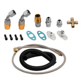 Turbo Oil Feed & Return Line Kit for Ford Falcon BA BF XR6 FG FGX GT30 GT3582 37443293
