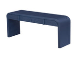 TREXM Modern Console Table with 2 Storage Drawers, Fluted Entryway Table with Rounded Silhouette for N715P196580M