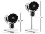 US Standard FKYT-L18XH5R Circulation Fan, 110V 40W, 2-in-1 Air Circulator Fan with Remote Control, 87366553