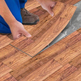 40Pcs Peel And Stick Floor Stickers, PVC Natural Wood Grain Look, Self Adhesive Removable And 99427858