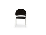 Ruby Modern & Contemporary style chair made with Metal & Steel Legs in Black Color B009P241745