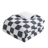 Full/Queen Checkered Comforter Set B035P203268
