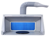 Portable Airbrush Paint Spray Booth Kit Pro Paint Set with Turn Table Powerful Fan for Toy Model W465P187896