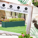 Raised Garden Bed/Garden Bed Galvanized Planter 00928453
