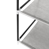 69" High-leg Non-woven Fabric Assembled Cloth Wardrobe Beige 18862111