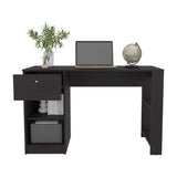 120-Home 47" Wide One Drawer Desk , Four Shelves, Writting Desk, Gamer Desk, Home Office, Living B070P254777