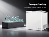 ORIKOOL Chest Freezer 3.0 Cu.ft Solid Top Commercial Deep Chest Freezers with Lockable Stay-Open Lid W2095P372718