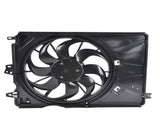 Engine Radiator Cooling Fan Assy Replacement for 19-23 Jeep Renegade Fiat 500X L4 1.3L 68552370AA 92427091