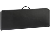 34" Square Resin Fold-in-Half Table, Rich Black 46554996