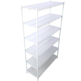 ZUN 6 Tier 6000lbs Capacity NSF Metal Shelf Wire Shelving Unit, Heavy Duty Adjustable Storage Rack with W465142121